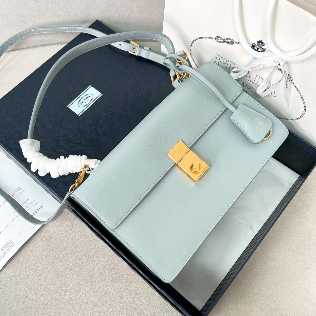 PRADA leather handbag