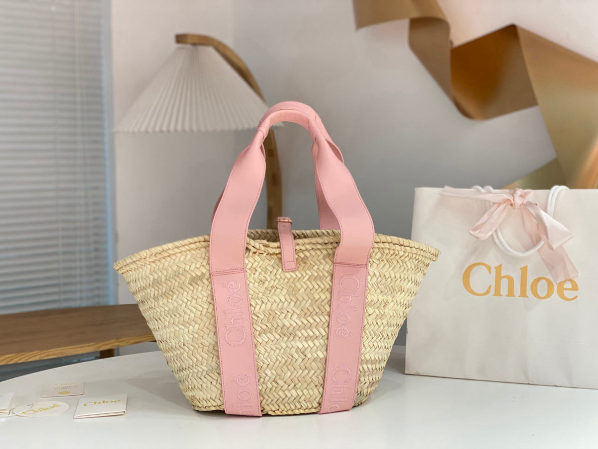 Chloe straw bags