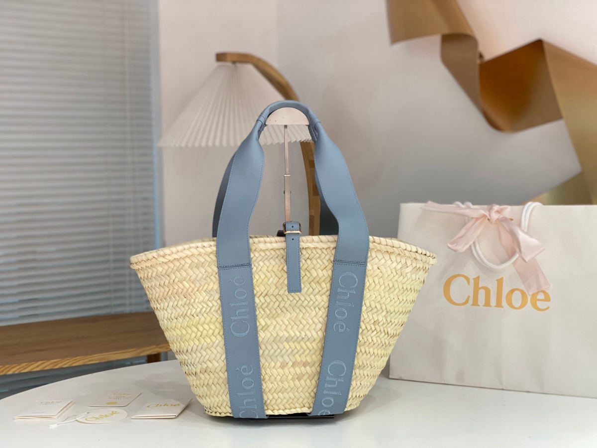 Chloe straw bags