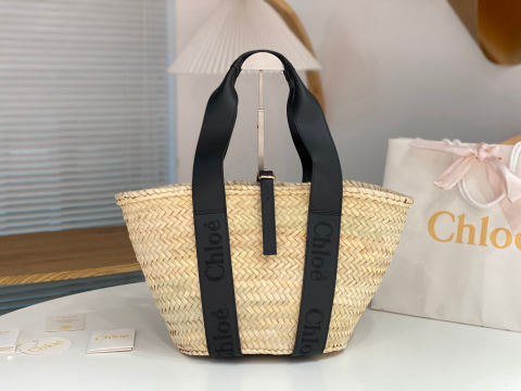 Chloe straw bags