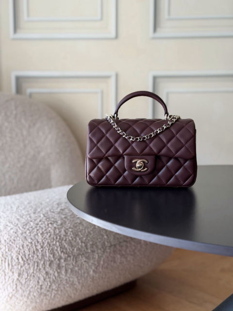 CHANEL's latest Mini CF handle handbag