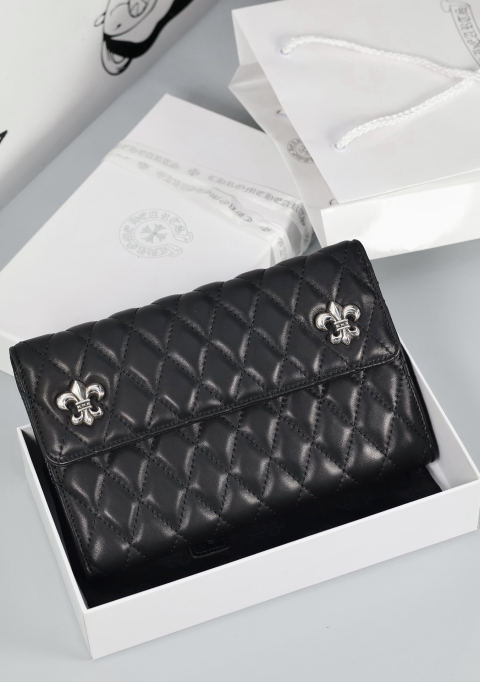 Chrome Hearts Scout Quilted Tri-fold Wallet