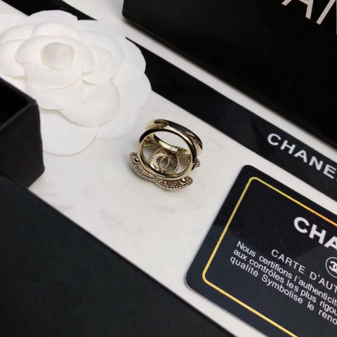 Chanel's classic double C ring