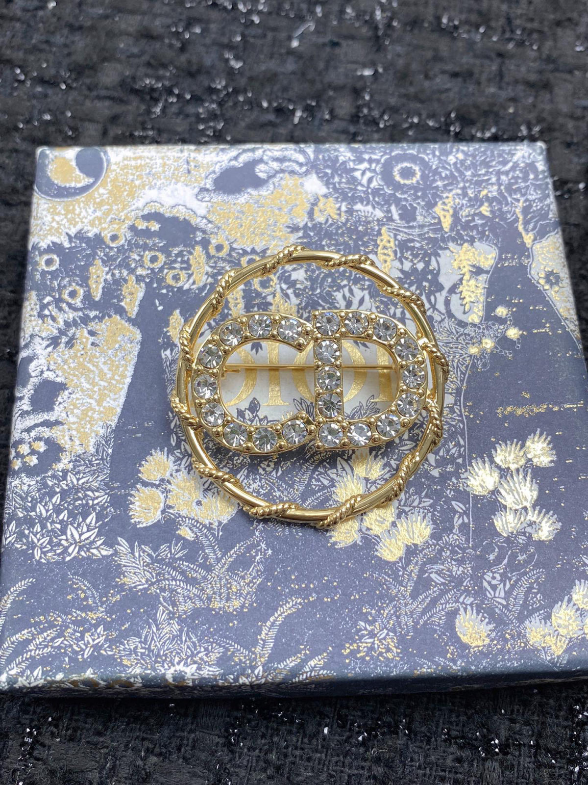Dior brooch