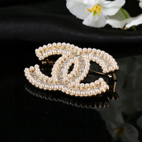 Chanel pearl brooch