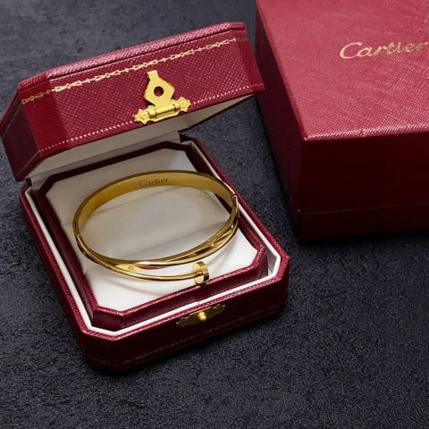 Cartier nail-set diamond bracelet
