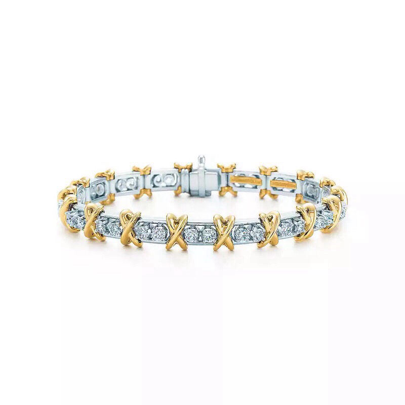 Tiffany bracelet necklace, classic style