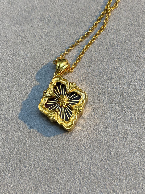 Buccellati Small Red Double-Sided Necklace (No Diamonds)