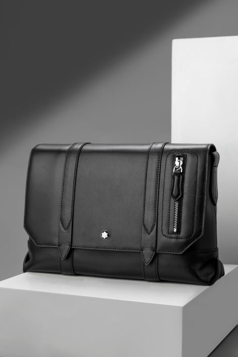 MONTBLANC Soft Leather Mini Messenger Bag