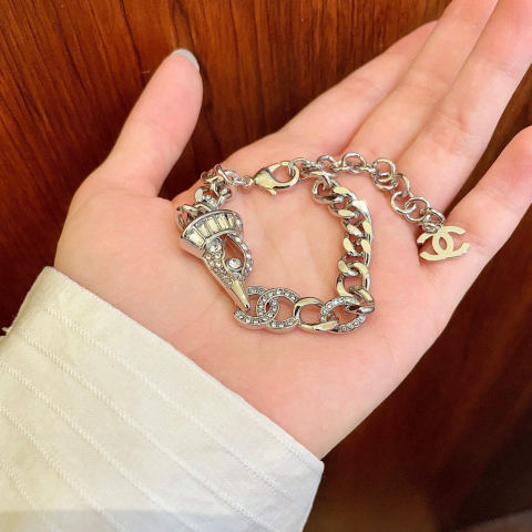 Chanel vintage letter bracelet