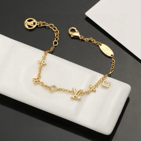 LV letter bracelet