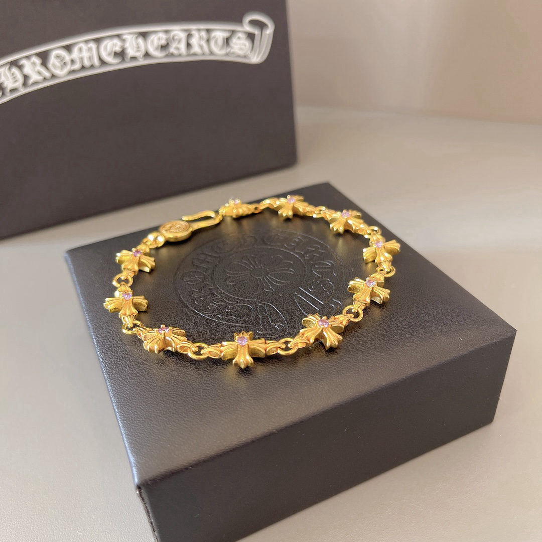 Chrome Hearts Gold Bracelet