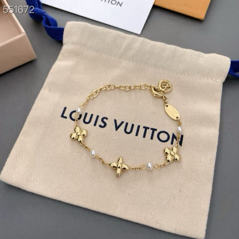 LV Golden Flower Pearl Earrings