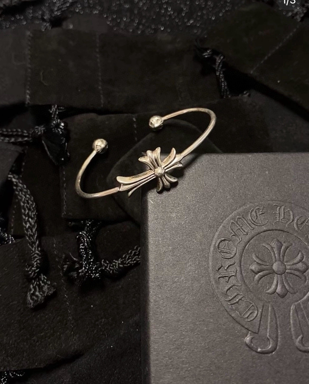 Chrome Hearts Classic Retro Cross Bracelet