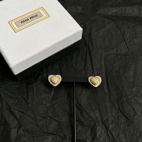 Miu Miu Zircon Earrings